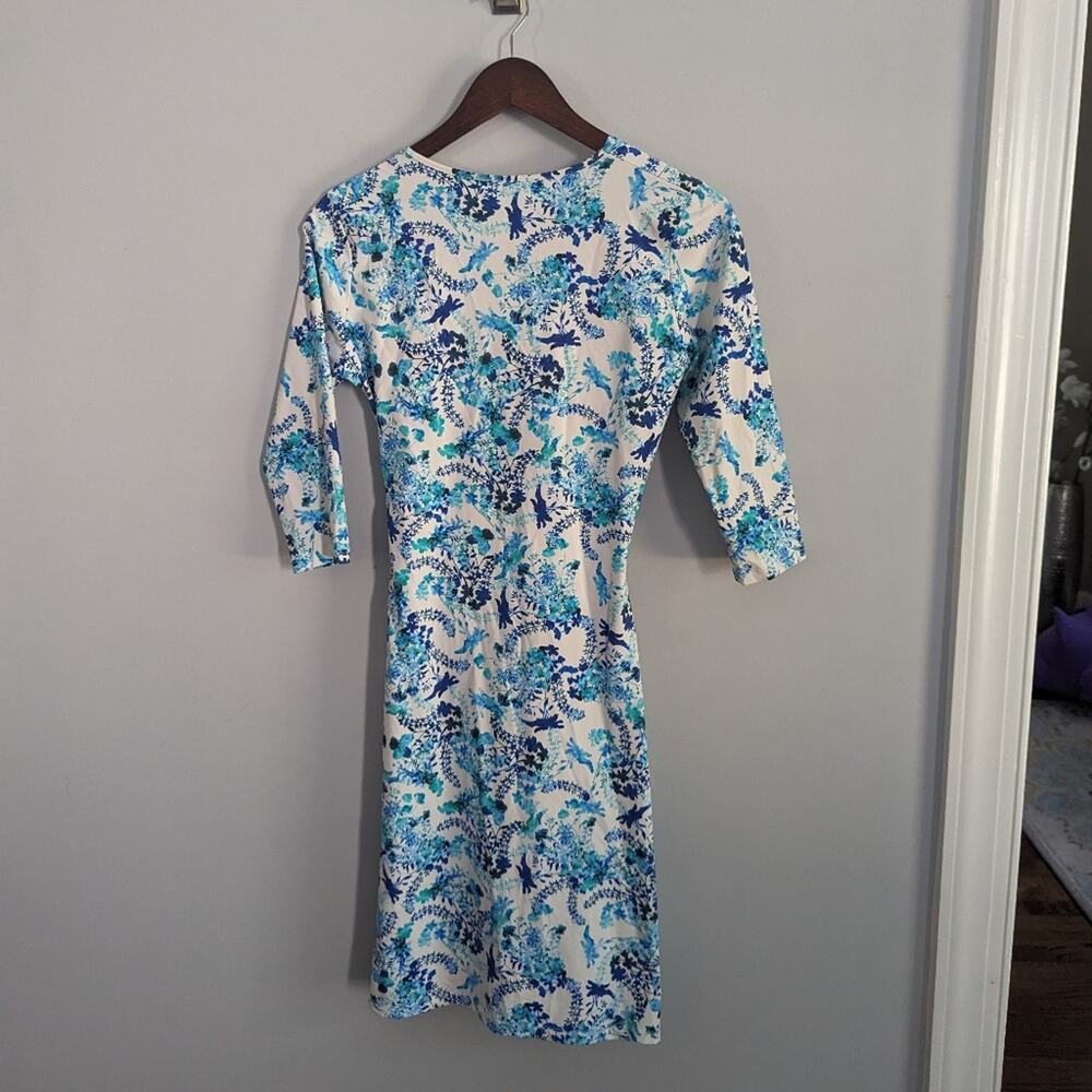 Mare Blu Saint Tropez Cinch Waist Dress Blue Waist Small Comfy - Picture 3 of 10